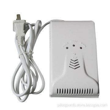 Wired Gas Alarm Systems, 220V AC Power, European Plug, Wall-mounting Style, OEM and ODM Services